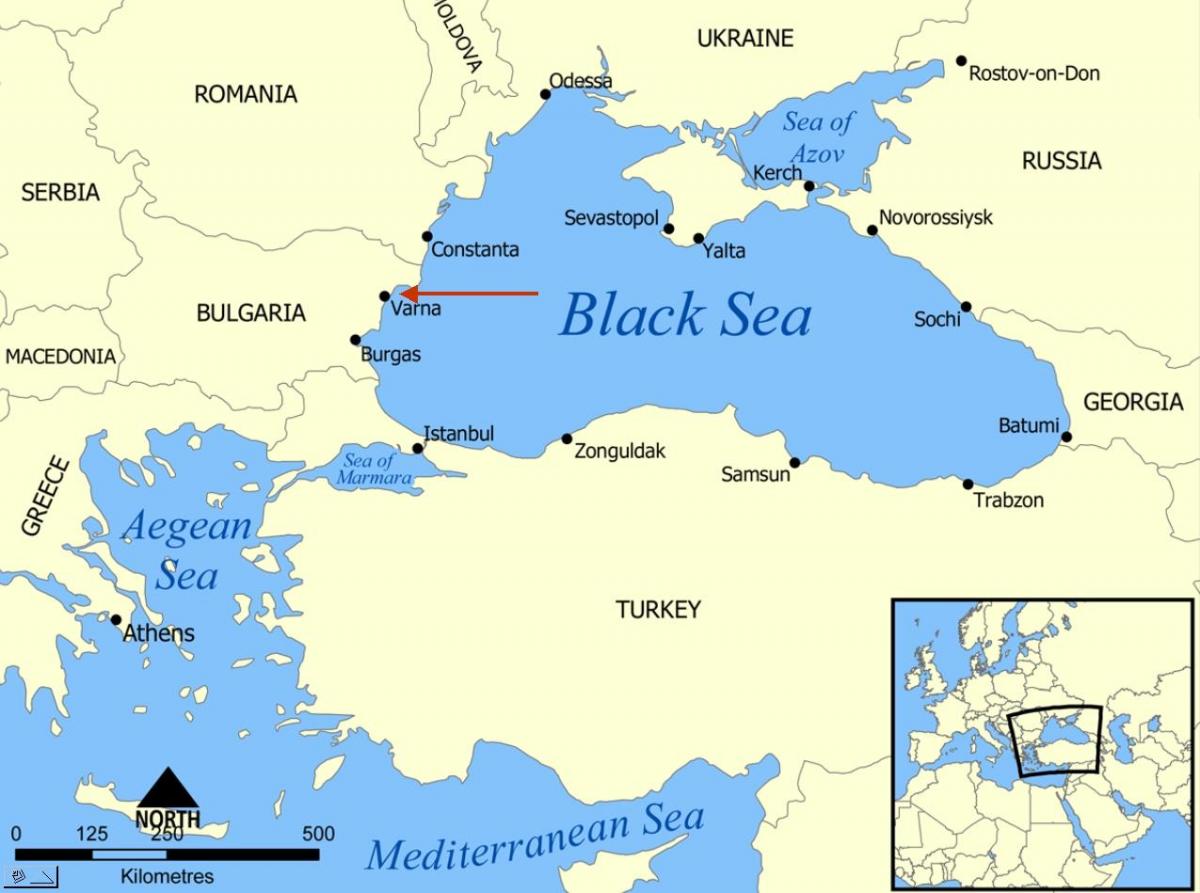 Bulgaria varna mapa