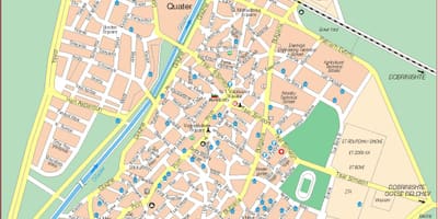 Bulgaria banská mapa