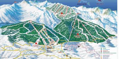 Bulgaria esquí mapa